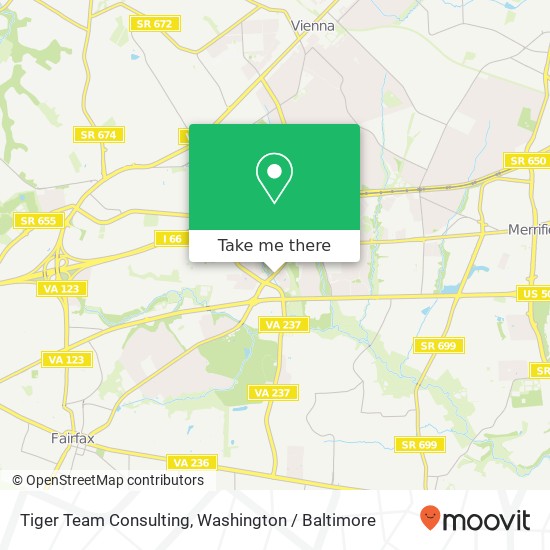 Mapa de Tiger Team Consulting