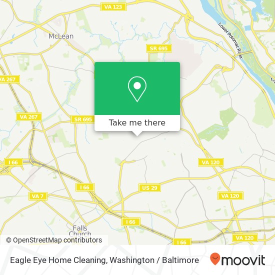 Mapa de Eagle Eye Home Cleaning