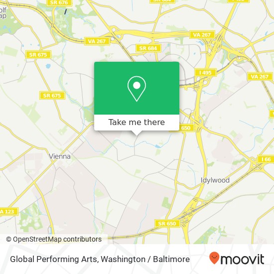 Mapa de Global Performing Arts