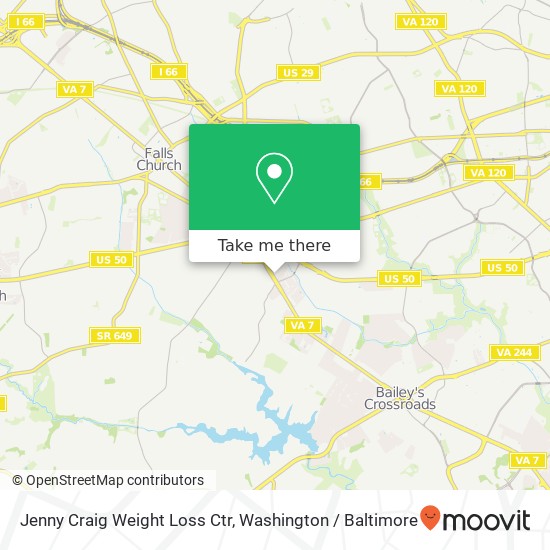 Jenny Craig Weight Loss Ctr map