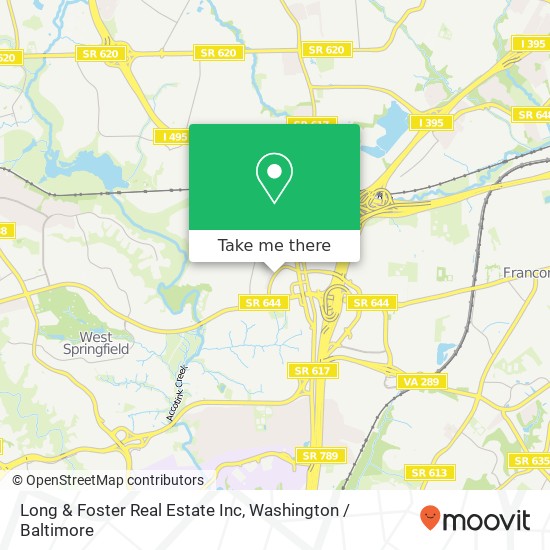 Long & Foster Real Estate Inc map
