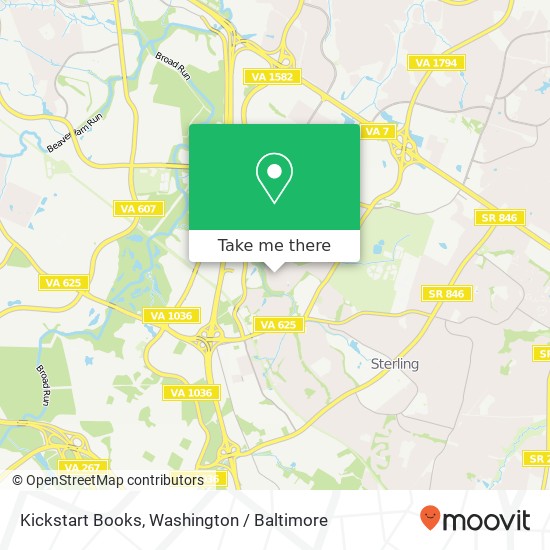 Kickstart Books map