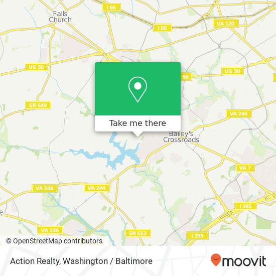 Action Realty map