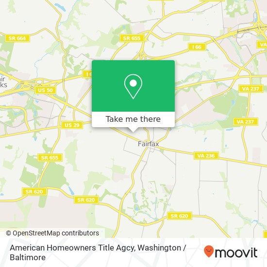 American Homeowners Title Agcy map