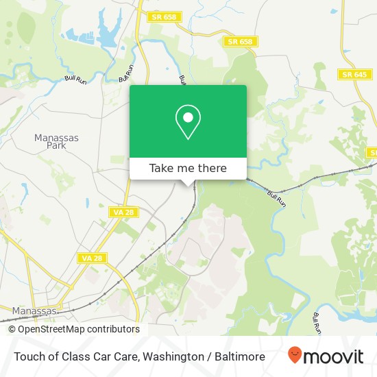 Mapa de Touch of Class Car Care