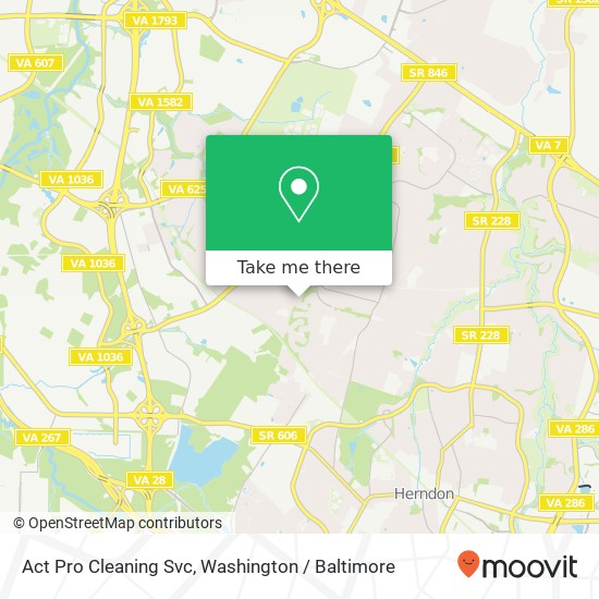 Mapa de Act Pro Cleaning Svc
