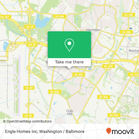 Engle Homes Inc map