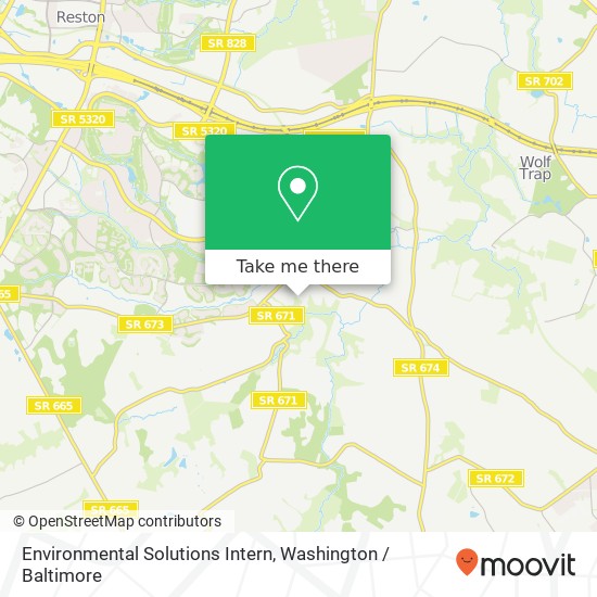 Environmental Solutions Intern map