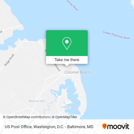 US Post Office map
