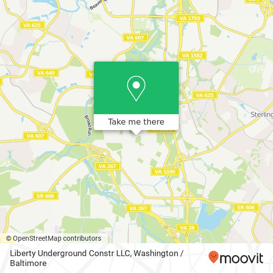 Mapa de Liberty Underground Constr LLC
