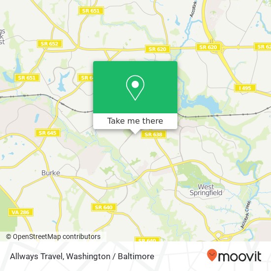 Mapa de Allways Travel