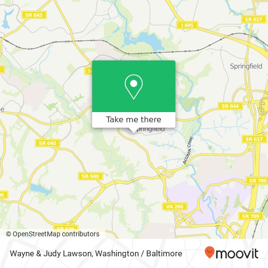 Wayne & Judy Lawson map