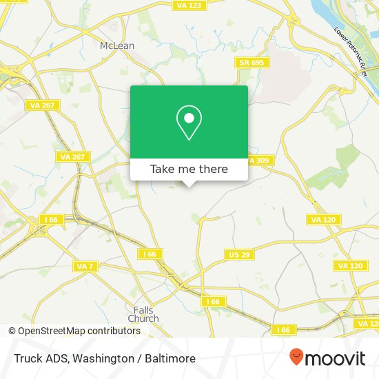 Truck ADS map