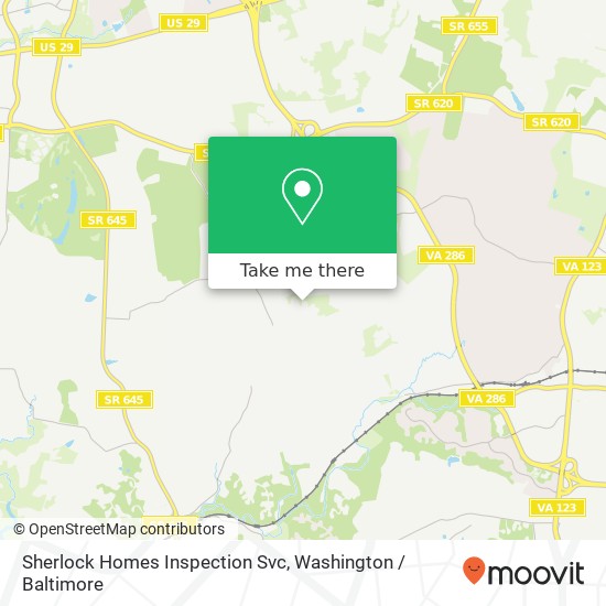 Mapa de Sherlock Homes Inspection Svc