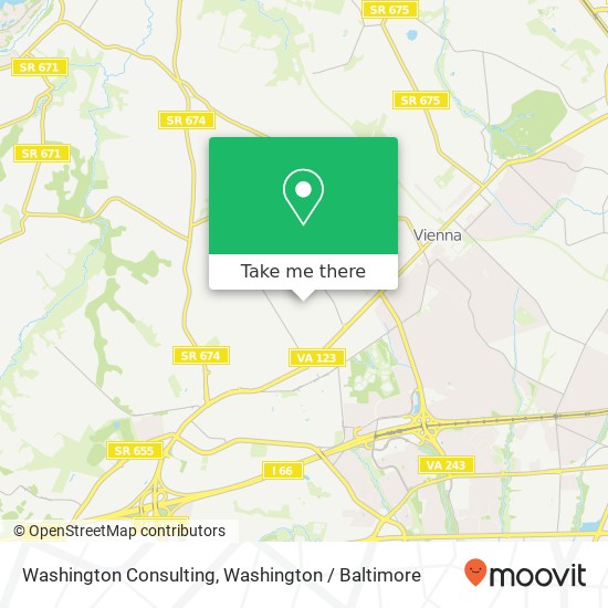 Mapa de Washington Consulting