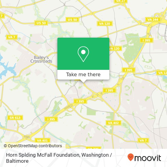 Horn Splding McFall Foundation map