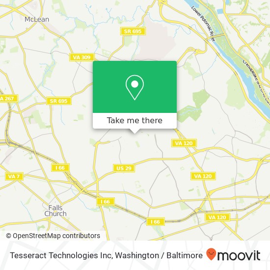 Mapa de Tesseract Technologies Inc