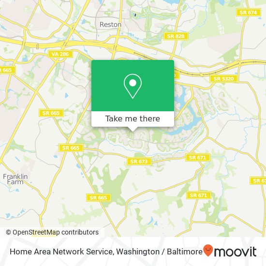 Home Area Network Service map
