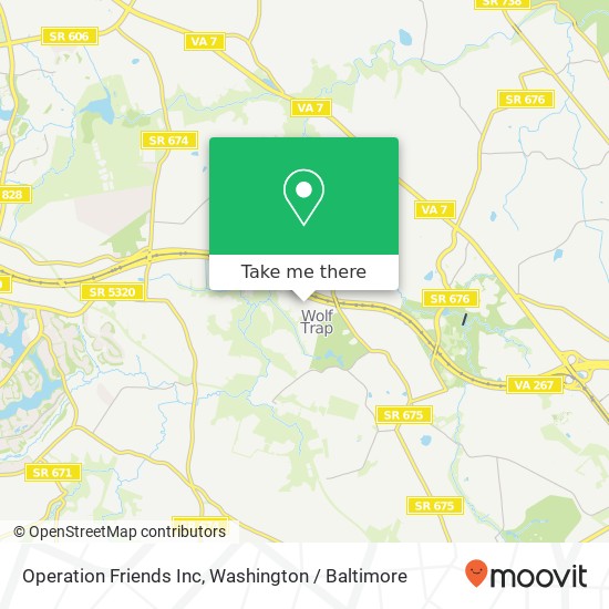 Operation Friends Inc map