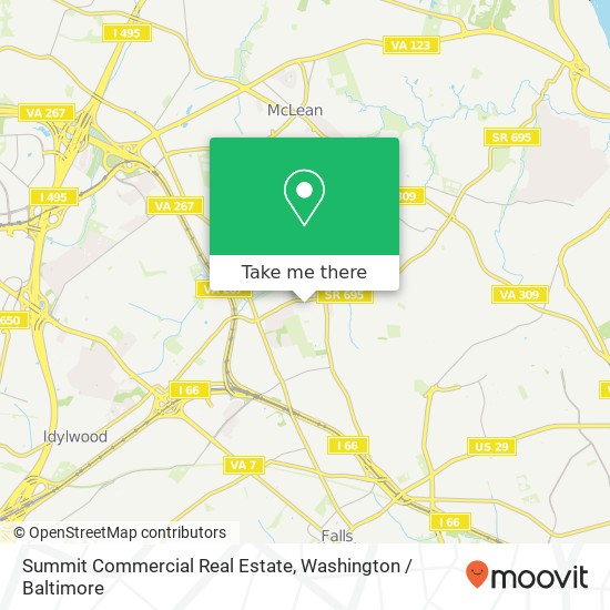 Summit Commercial Real Estate map