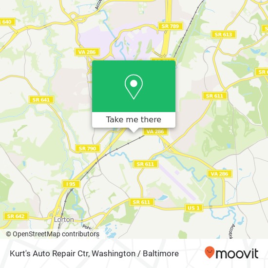 Kurt's Auto Repair Ctr map
