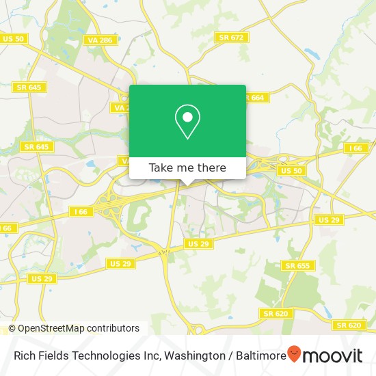 Mapa de Rich Fields Technologies Inc