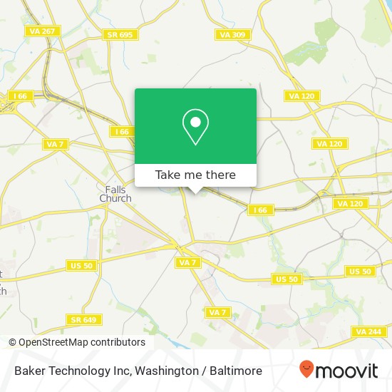 Mapa de Baker Technology Inc