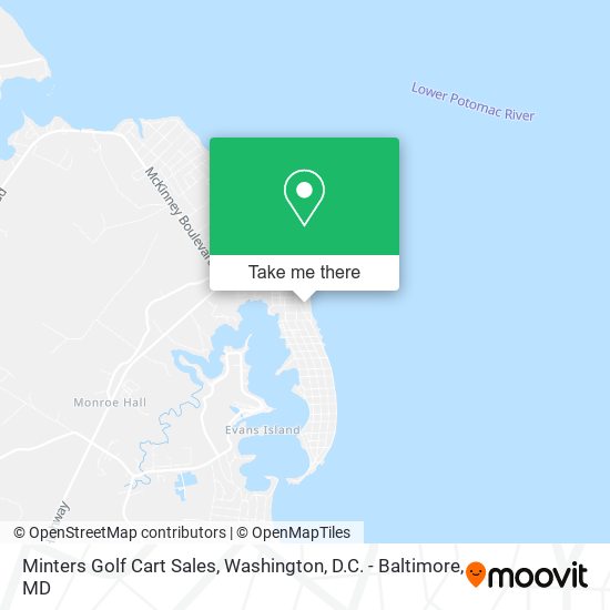 Minters Golf Cart Sales map