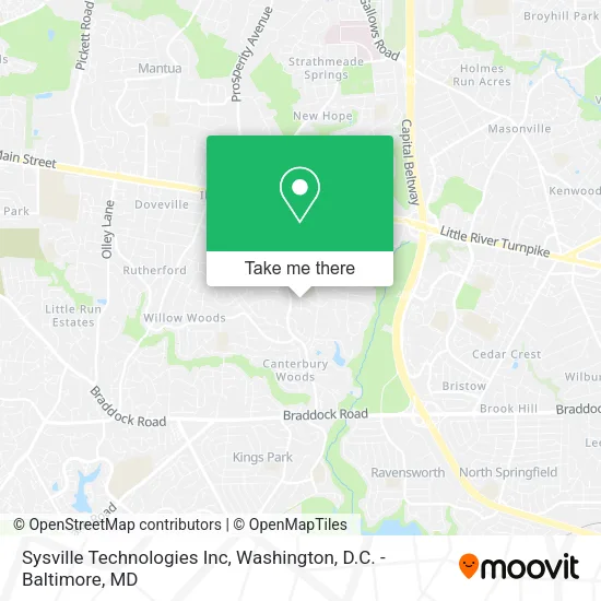 Mapa de Sysville Technologies Inc