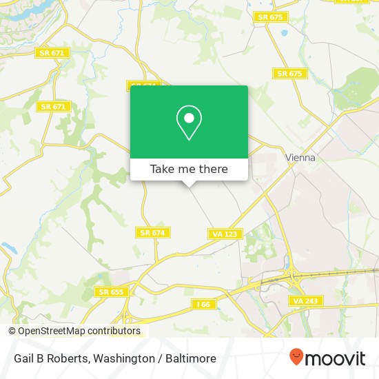 Gail B Roberts map