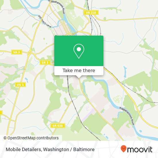 Mapa de Mobile Detailers