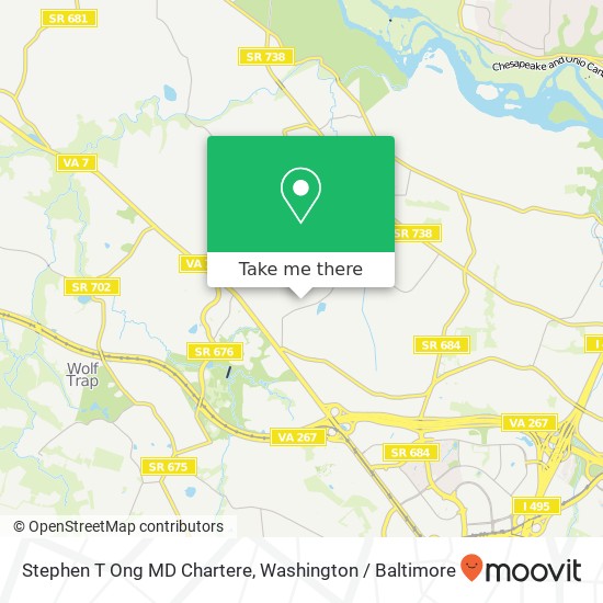 Mapa de Stephen T Ong MD Chartere