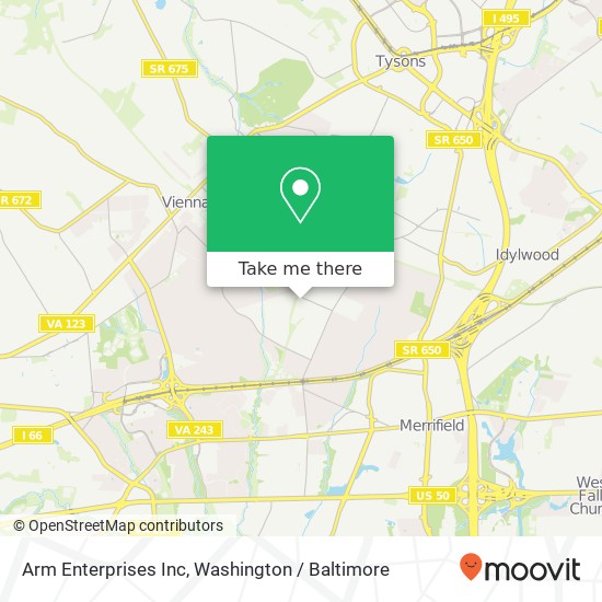 Mapa de Arm Enterprises Inc