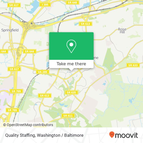 Quality Staffing map