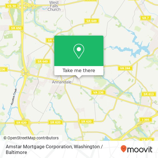 Amstar Mortgage Corporation map
