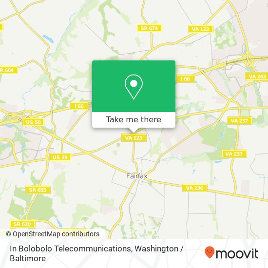 Mapa de In Bolobolo Telecommunications