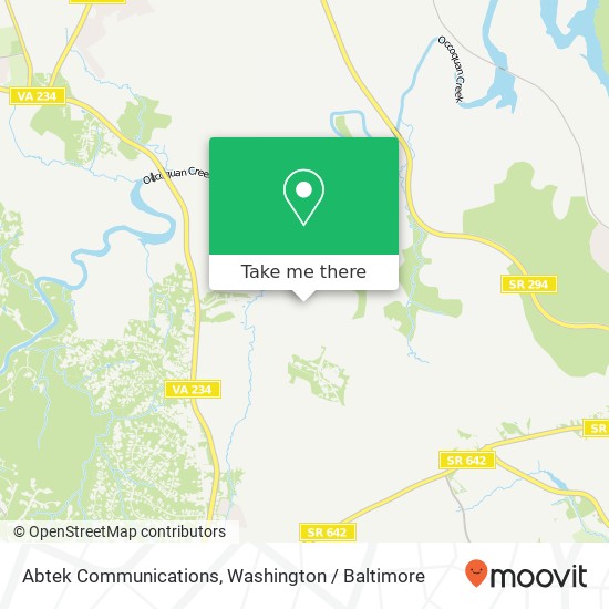 Abtek Communications map