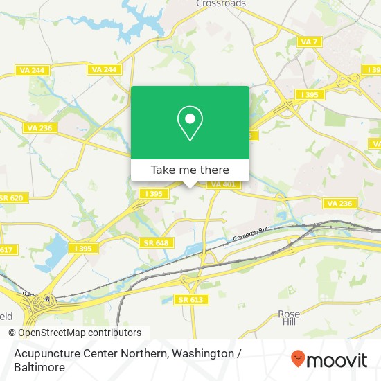 Mapa de Acupuncture Center Northern