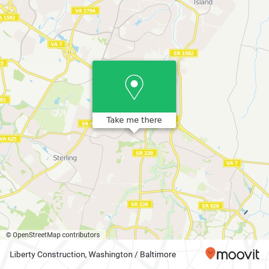 Mapa de Liberty Construction