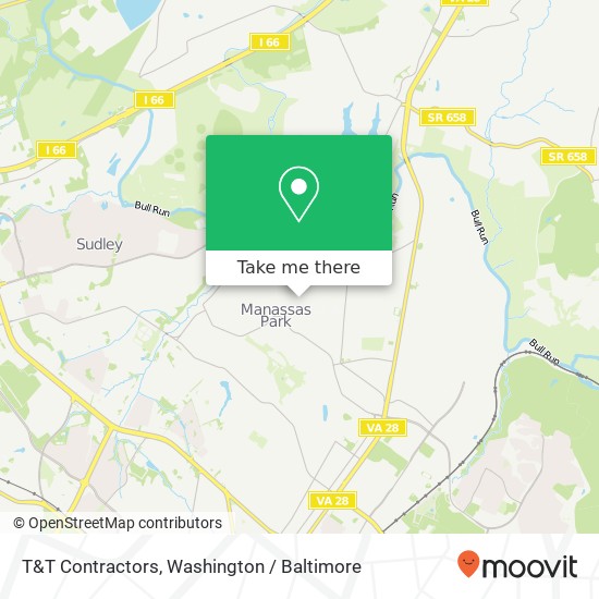 Mapa de T&T Contractors