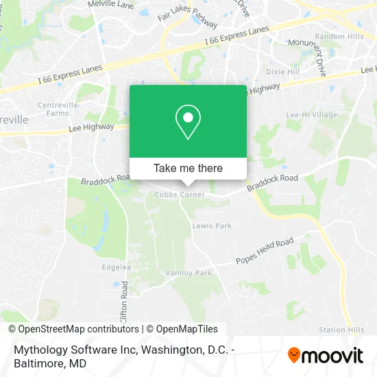 Mythology Software Inc map