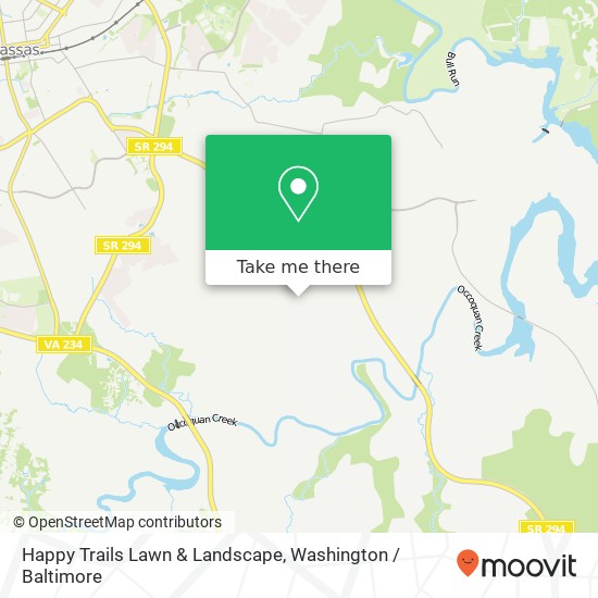 Mapa de Happy Trails Lawn & Landscape