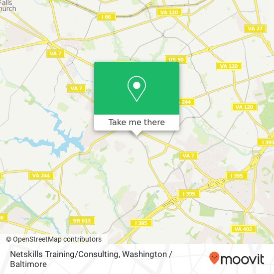Mapa de Netskills Training/Consulting