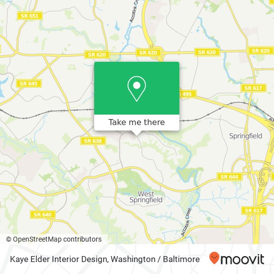 Kaye Elder Interior Design map