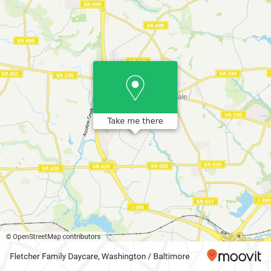 Fletcher Family Daycare map