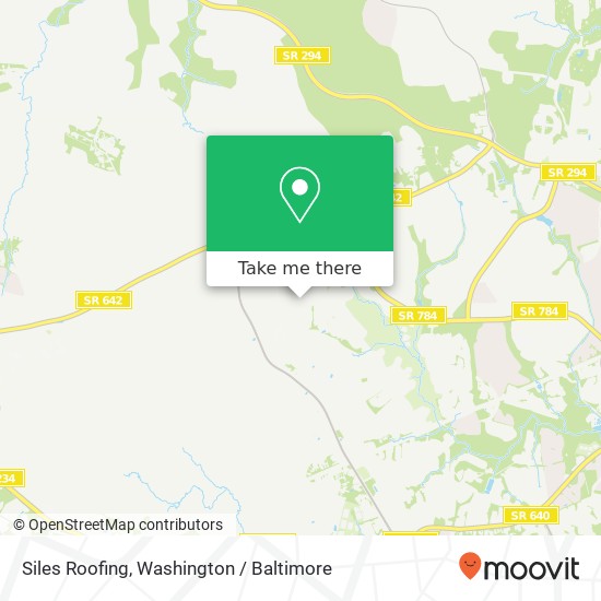 Siles Roofing map