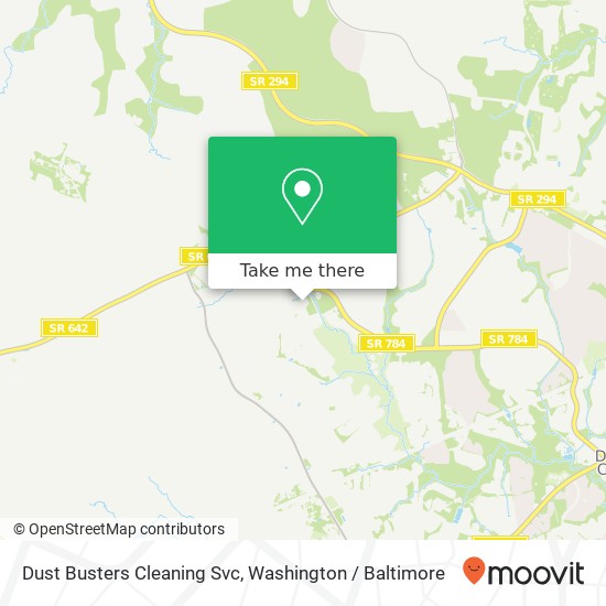 Dust Busters Cleaning Svc map