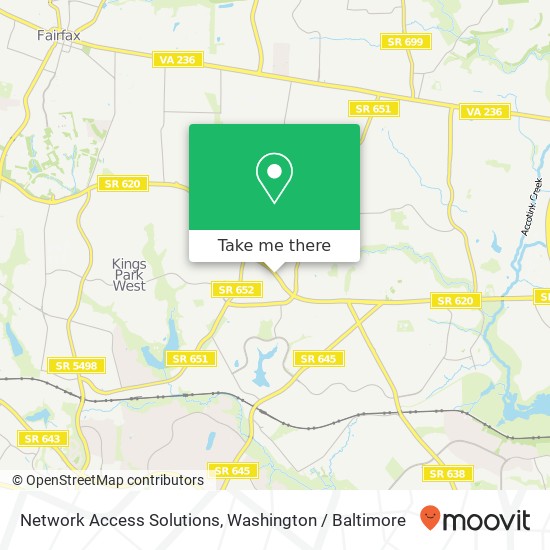 Network Access Solutions map