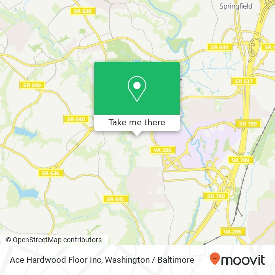 Ace Hardwood Floor Inc map