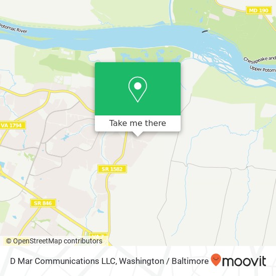 D Mar Communications LLC map